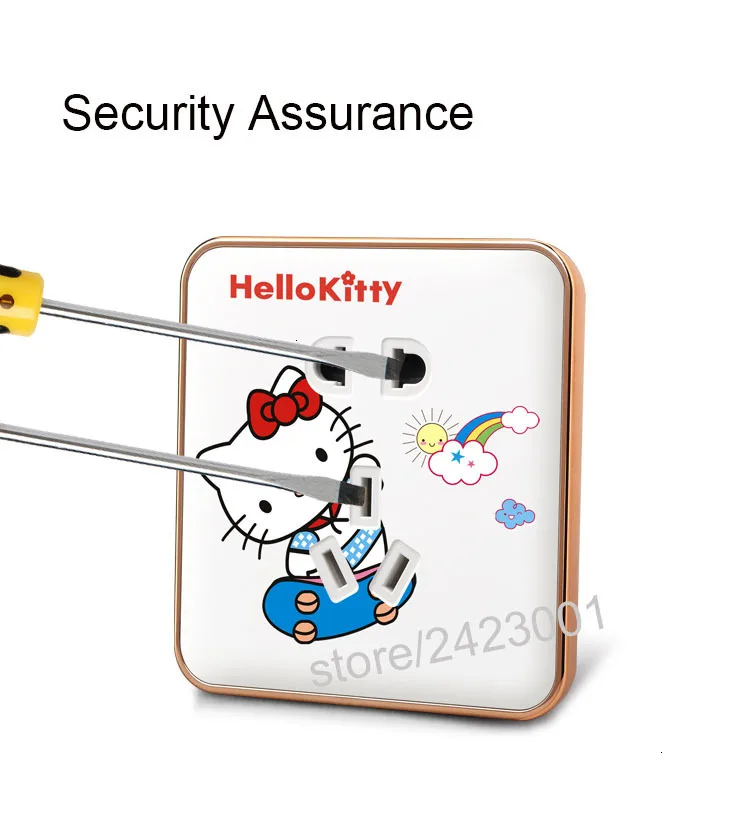 Тип 86 рисунком из мультфильма переключатель рисунок «Hello Kitty» гнездо, на возраст 1, 2, 3, 4, 1 канал, 2 варианта ividuality творчество декоративная панель 1 3 5 отверстий розетка