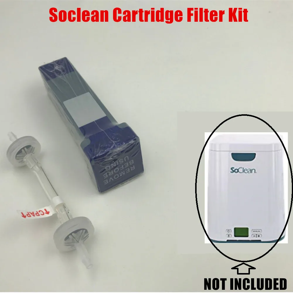

1set=2pcs Soclean CPAP Cartridge Filter Kit Filter Valve for So Clean CPAP Sanitizer Cleaner Disinfector