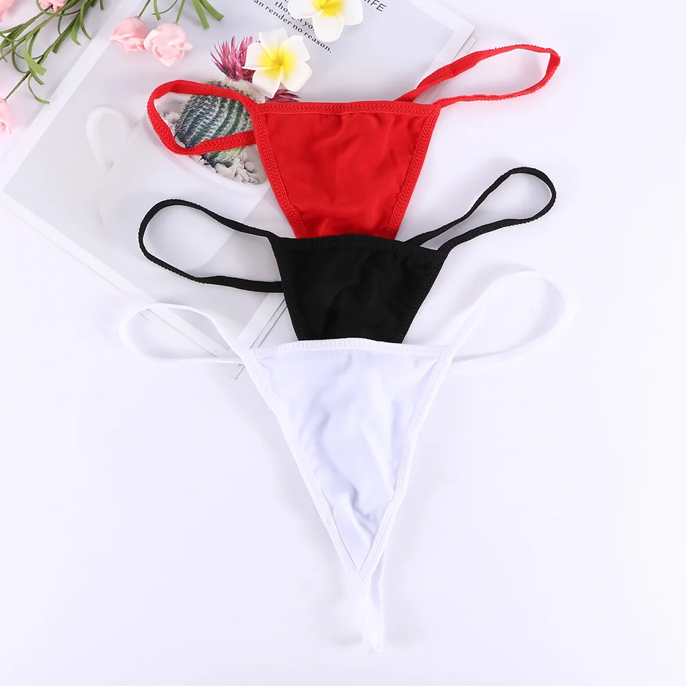 5Colors New Fashion Sexy G-String Bikini Women Panties Thongs Low Waist Panties Underwear T-back High Quality