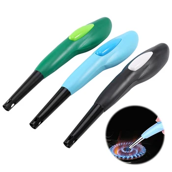

Camping BBQ Electronic Lighter Igniter Cooker Kitchen Candle Long Kitchen Adjustable Lighter Natural Gas Cook Tool
