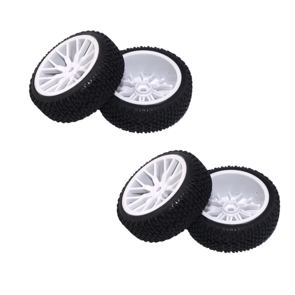4pcs 1/16 Rally Tire Car Tires Buggy Tyre Pull Rally Wheel for RC HPI HSP  Savage ZDRacing LRP Wltoy