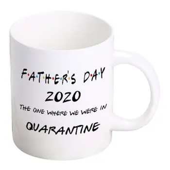 

Letters Printing Handgrip Coffee Ceramic Mug Cup Drinking Tool Father's Day Gift Hot