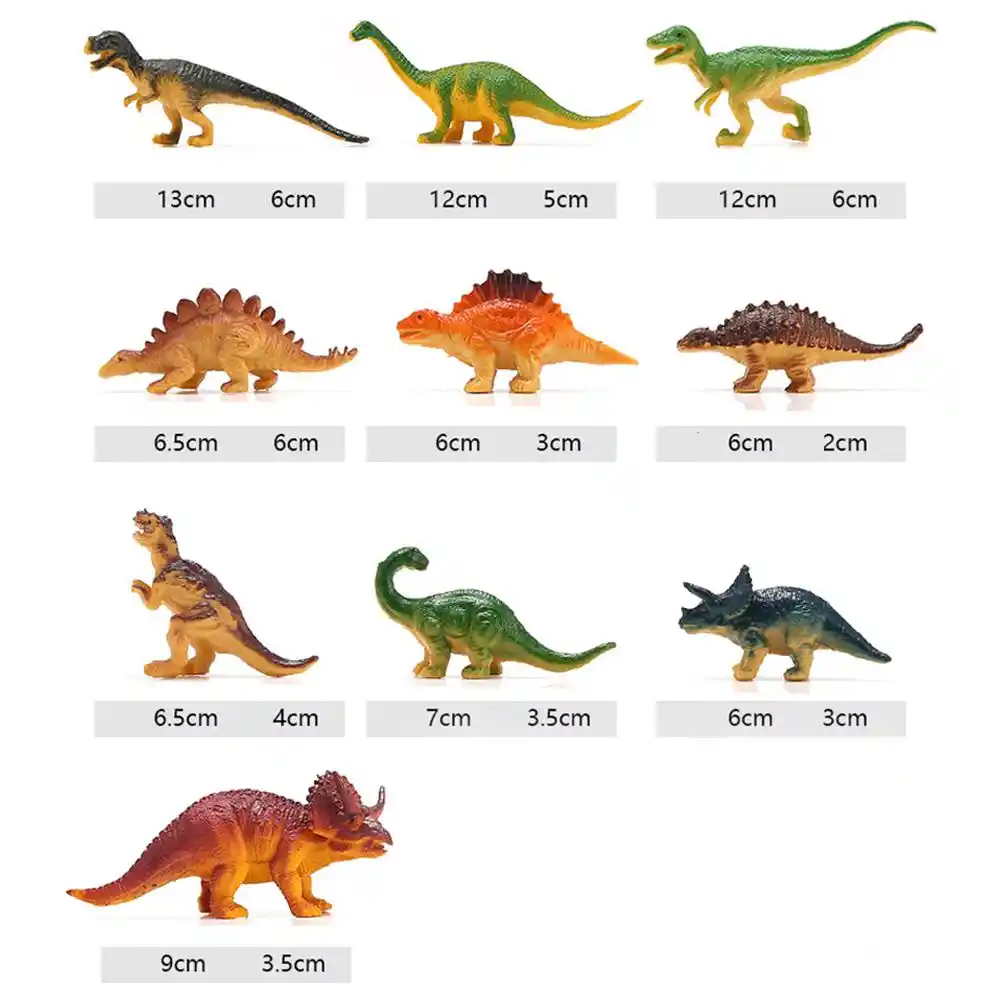 ジュラ紀世紀人工植物恐竜モデルプラスチック恐竜のおもちゃセット 生物学 Aliexpress