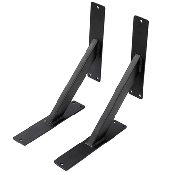 

Wall Mounted Shelf Bracket Heavy Duty Scaffold Board Floating Bracket Industrial Iron Support Table