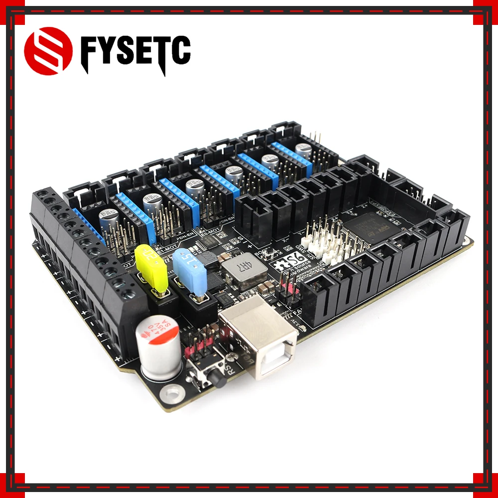 S6 V1.2 плата управления 32 бит Поддержка 6X TMC драйверы Uart/SPI Летающий провод XH/MX разъем VS F6 V1.3 SKR V1.3