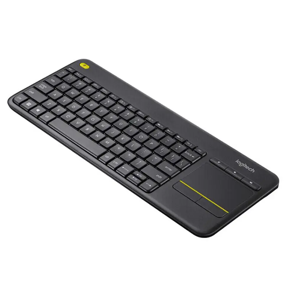 Logitech K400 Plus беспроводная сенсорная клавиатура с тачпадом для Android Smart TV|Клавиатуры|