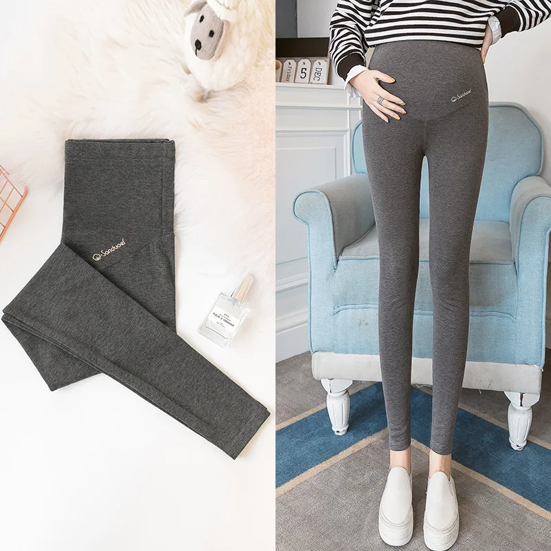 Woman Plus Size Pants Pregnant Pregnancy Clothes Pants Ropa Adjustable Waist Soft Slim Elastic Leggings Mujer Embarazada Premama