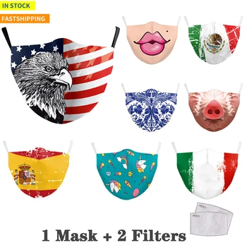 

Face Mask Adult Cover Masks The House Facemask Print Reusable Face Mask Anti Pollution PM2.5 Mask Washable Facemask