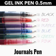 Tinta de GEL 0,5mm dibujo de bocetos de color Bujo bolígrafo de punta fina marcador perfecto para revistas de balas(China)