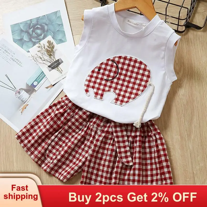 Летний комплект одежды для маленьких девочек одежда в Корейском стиле детские