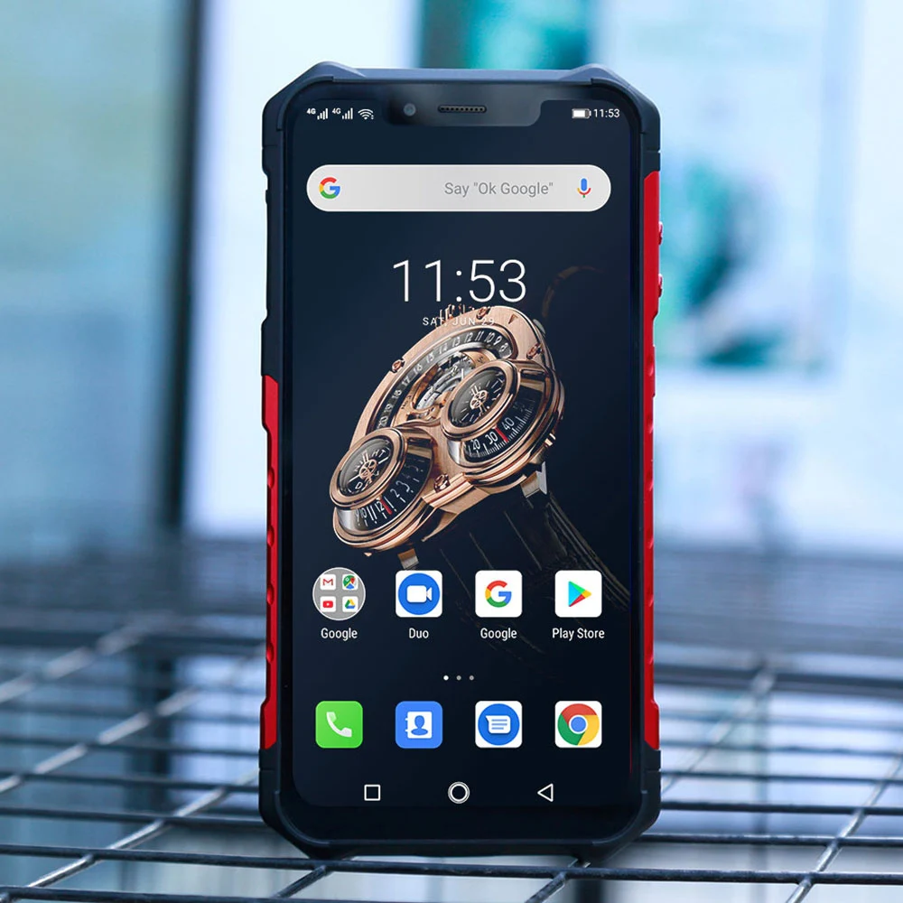 Ulefone Power 6S прочный телефон IP68 Водонепроницаемый 6,2 дюймов 6 ГБ+ 128 ГБ Android 9,0 Helio P70 8-ядерный 5000 мА/ч, gps NFC OTG 4G смартфон