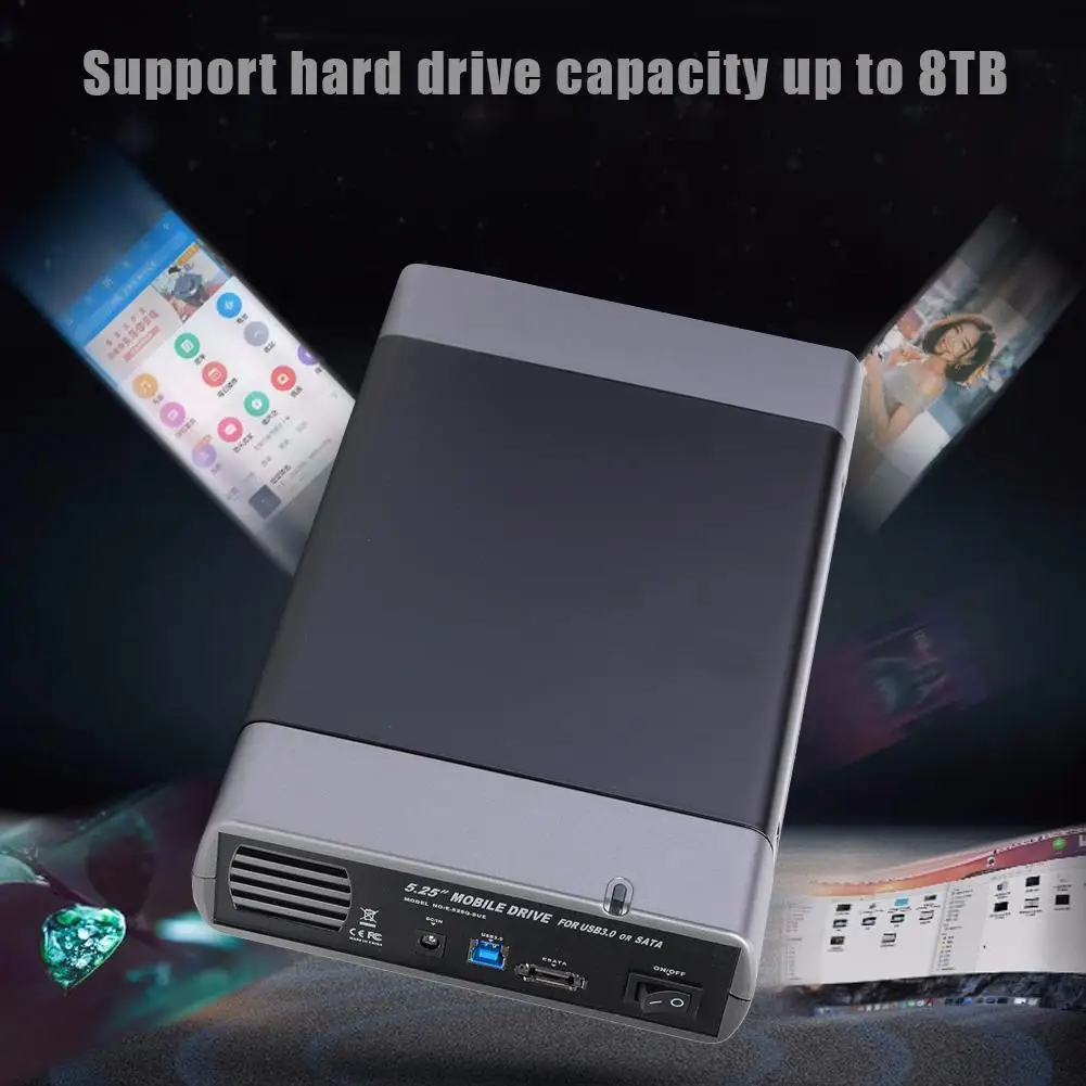 5.25 ġ 8T  ̺ Ŭ ޴   ϴ Ŀ , USB3.0  3.5 ġ SATA ̱  HDD ̽