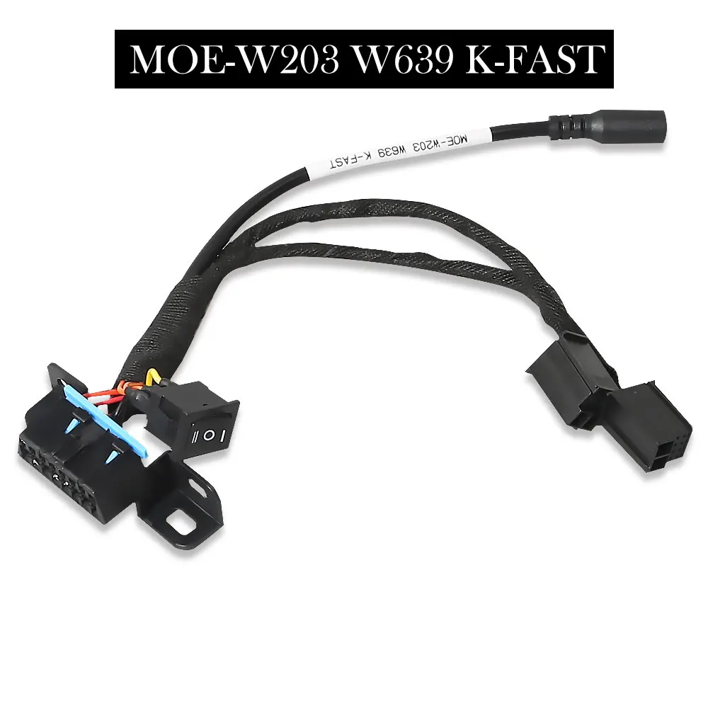 Для Mercedes замки OBD Тесты линия 7 шт. для W209/W211/W906/W169/W208/W202/W210/W639 EZS кабель работает с программатор VVDI MB Tool
