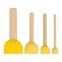 16 шт./компл. DIY Для детей губки для рисования, набор кистей для детского сада Eduactional расходные материалы