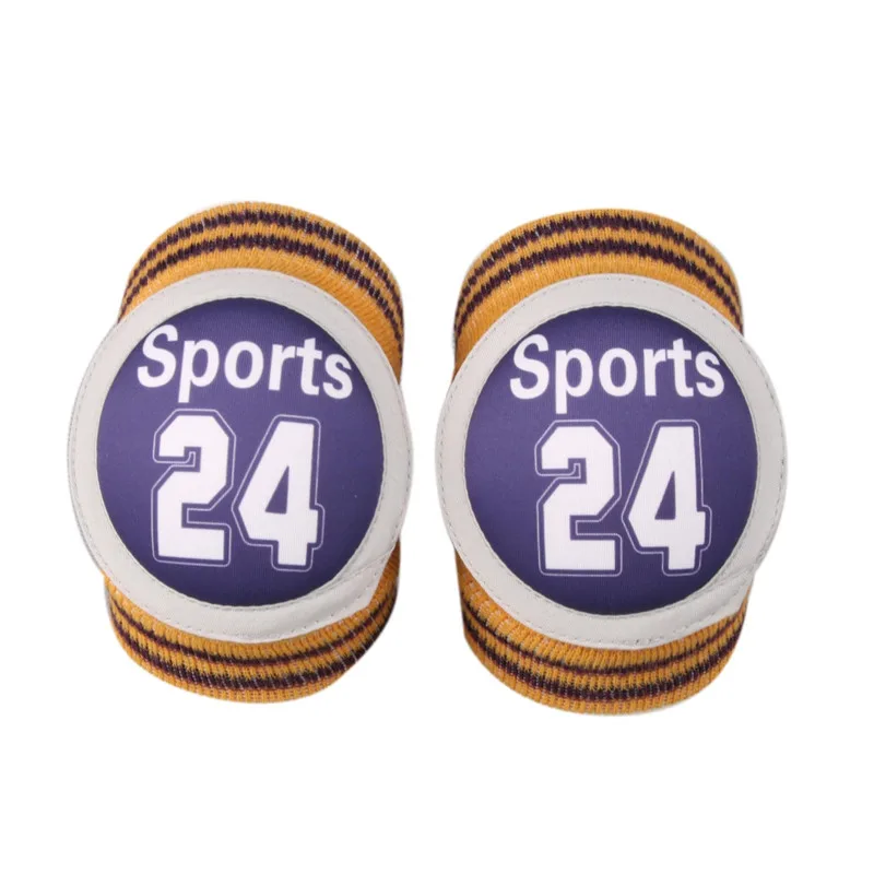 A От 0 до 3 лет воздухопроницаемые сетчатые наколенники для детей ясельного возраста; Милые наколенники с буквенным принтом для ползания - Цвет: A