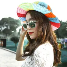 Летняя унисекс для женщин, детей, волшебная перфорированная бумага, ваза, шляпы, контрастные радужные цветные, путешествия, складные, сделай сам, солнцезащитные кепки, вечерние, сувениры
