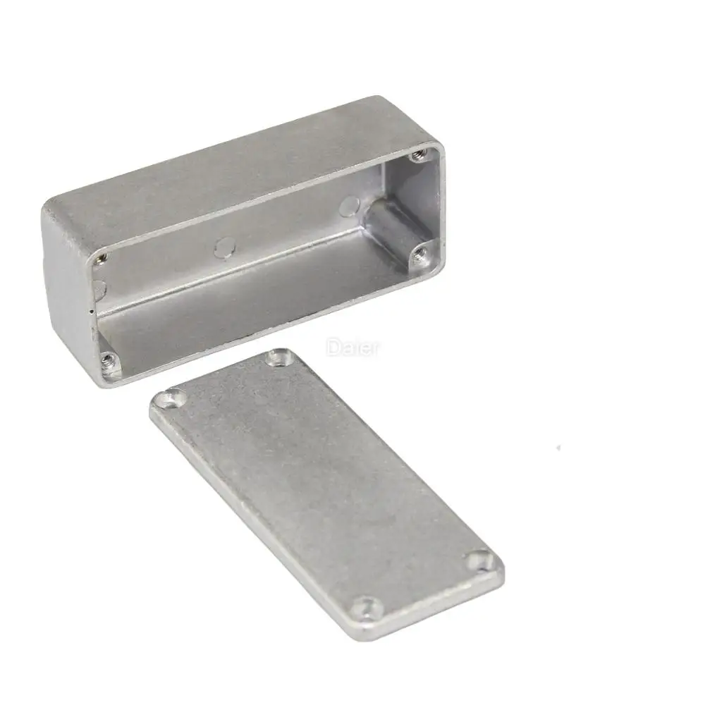 10 шт. 1590A Гитара педаль Stomp алюминиевый корпус коробка|guitar pedal|aluminum stomp boxaluminum pedal box |