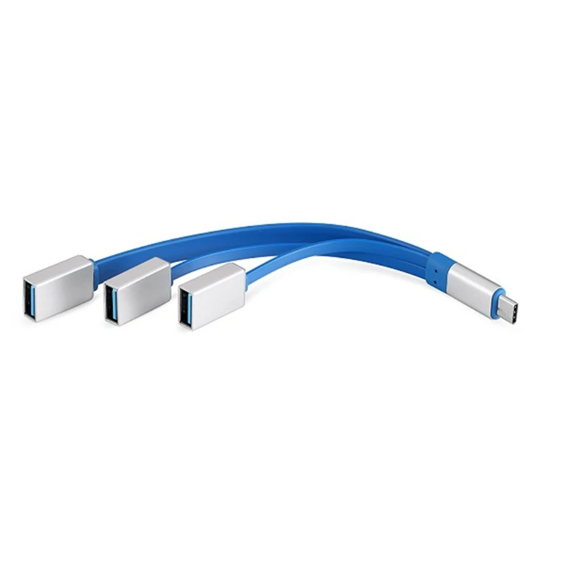 Type C Мужской до 3 USB 3,0/2,0 Женский 4 в 1 концентратор разветвитель кабель для Macbook samsung LX9A
