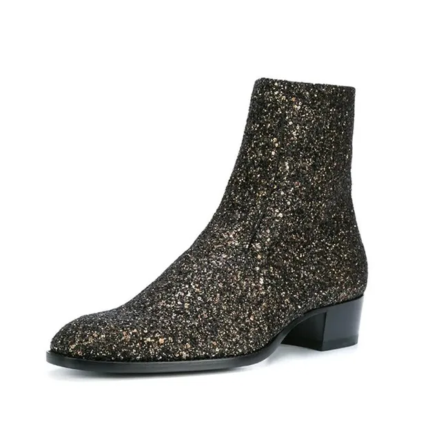 bling chelsea boots