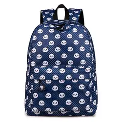 ABZC-модный водостойкий нейлоновый женский рюкзак принт панды женские школьные сумки рюкзак для девочек на каждый день колледж ноутбук