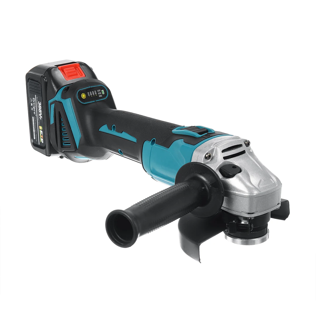 Drillpro 125MM Brushless Electric Angle Grinder 4 Speed Cutting Machine Power Tool +Lithium-Ion Battery For Makita 18V Battery 5