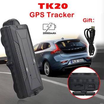 

Magnetic WiFi GPS Car Tracker TK20 SD Data Logger GSM Voice Listening Device Asset Safety Motion & Dismount Alarm 20000mAh