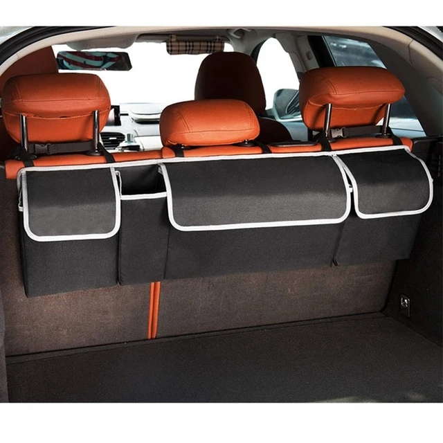 Organisateur de coffre de siège arrière de voiture, organisateurs de  rangement de siège arrière de coffre pour voiture, camion, SUV, Van,  pochette de siège arrière en tissu Oxford - AliExpress