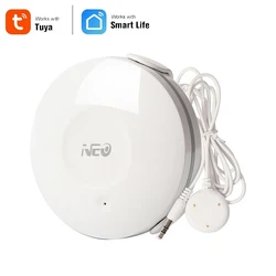 Tuya Smart Life WiFi Water Flood Sensor Wireless Water Leakage Detector App Notification Alerts Leak Alarm Home Security