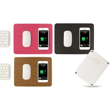 

2 In 1 Phone Wireless Charging Mouse Pad with Wireless Charging Qi Receiver AS99