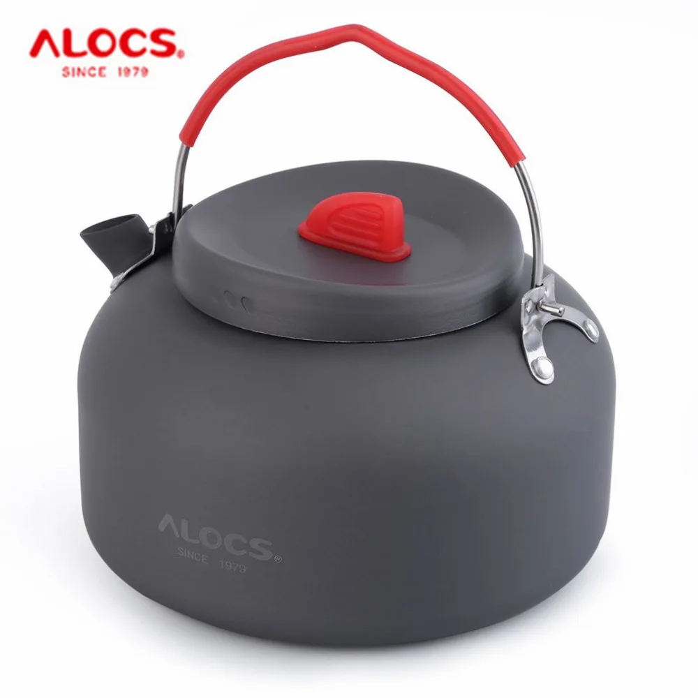 1.4L Alocs посуда для кемпинга 1.4L Открытый чайник для пикника Кемпинг алюминий