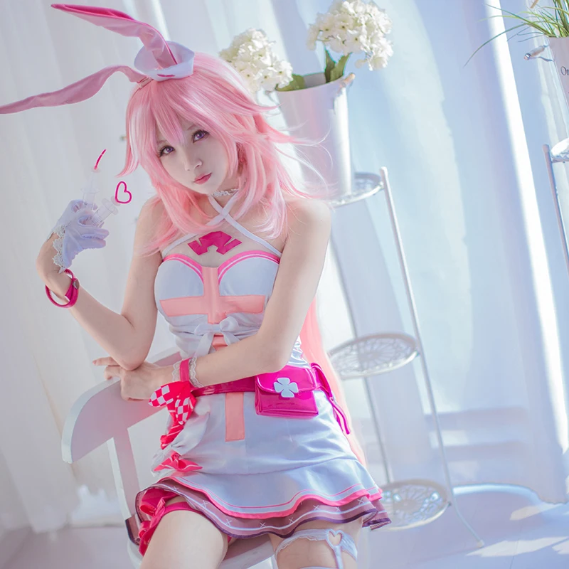 Костюм для косплея сакуры Honkai Impact новинка летний сексуальный костюм медсестры