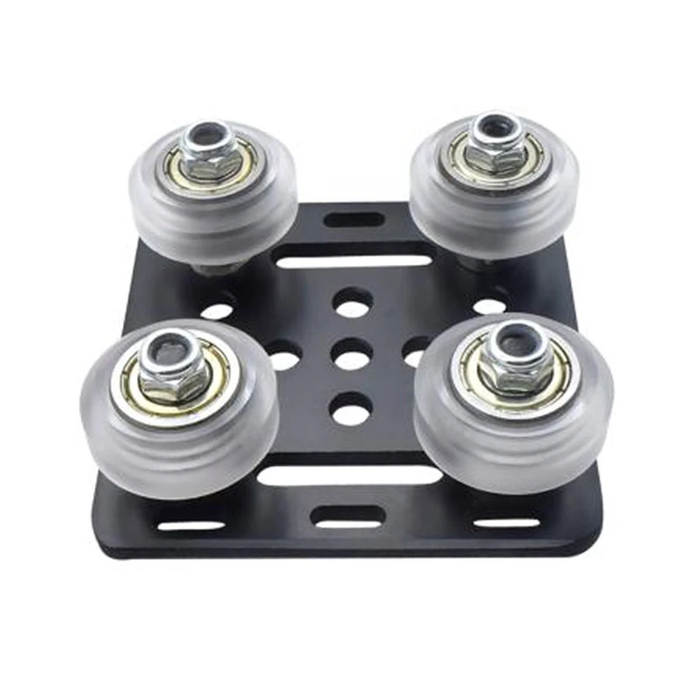 BLCCLOY V Slot Metal Pulleys, V-Slot Aluminum Profile Pulley 3D printer Accessory Profile Roller