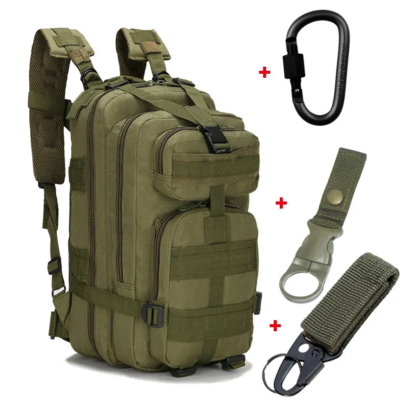 Военный рюкзак тактический Molle армейский Штурмовой Рюкзак Открытый Кемпинг Туризм Охота камуфляж Велоспорт велосипед Рюкзаки - Цвет: Army green 2