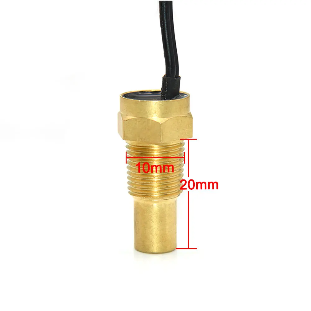 Racing Car meter Oil Temp Water Temperature Sensor Thread Head Plug for 12V/24V Car Truck Digital 10MM 14MM 17MM 21MM