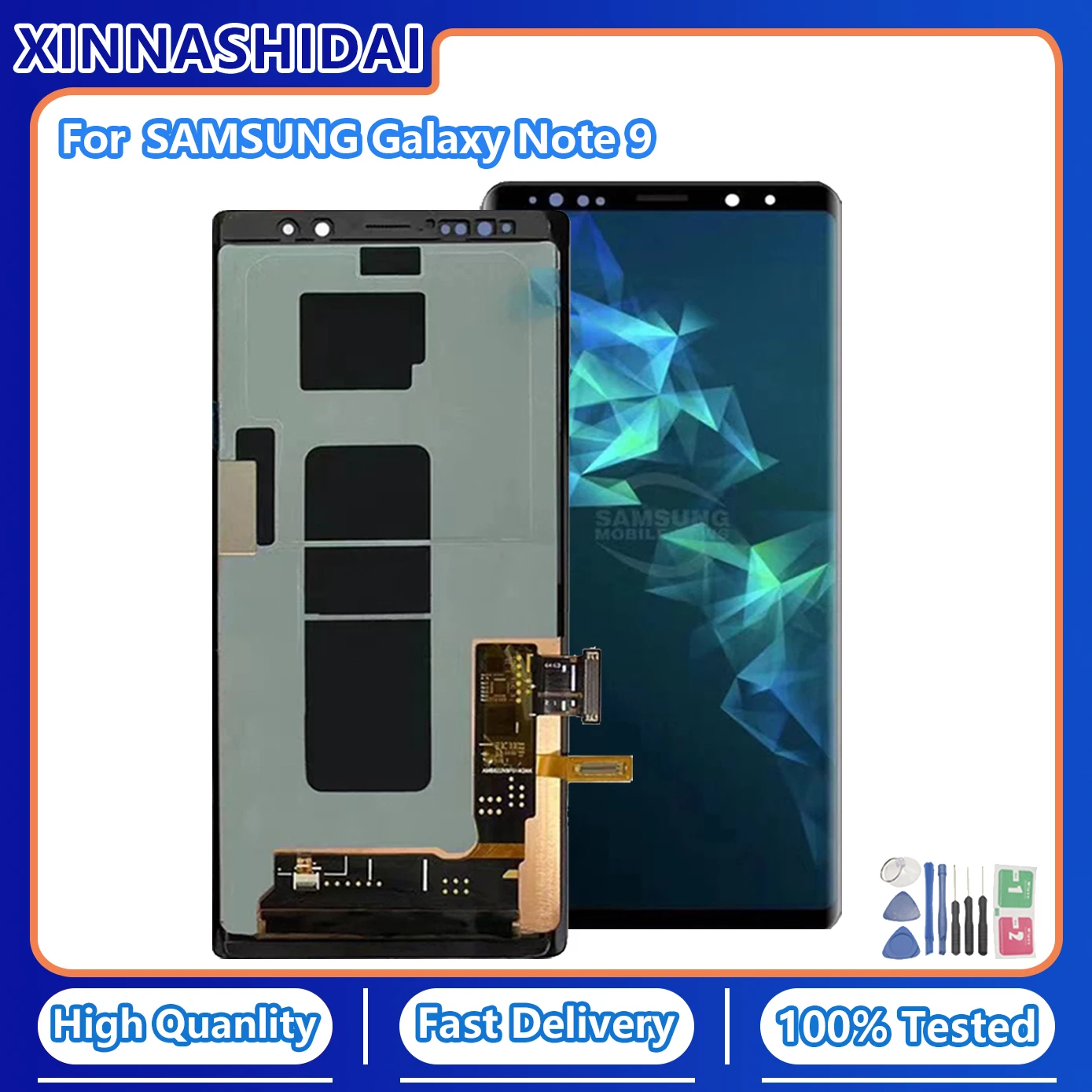 ЖК-дисплей Super Amoled для Samsung Galaxy Note 9 N960D N960F сенсорный экран с дигитайзером N960