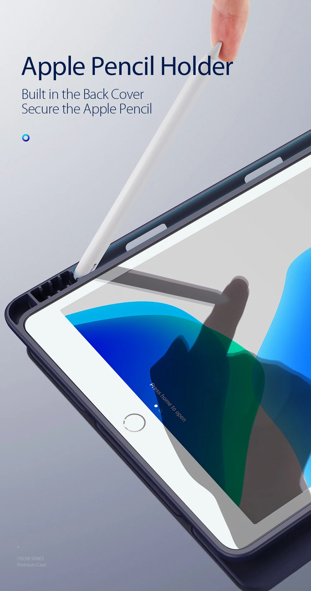 Гладкий Чехол из искусственной кожи для Apple iPad 10,2, мягкий силиконовый умный флип-чехол для Apple iPad 7th Gen 10,2