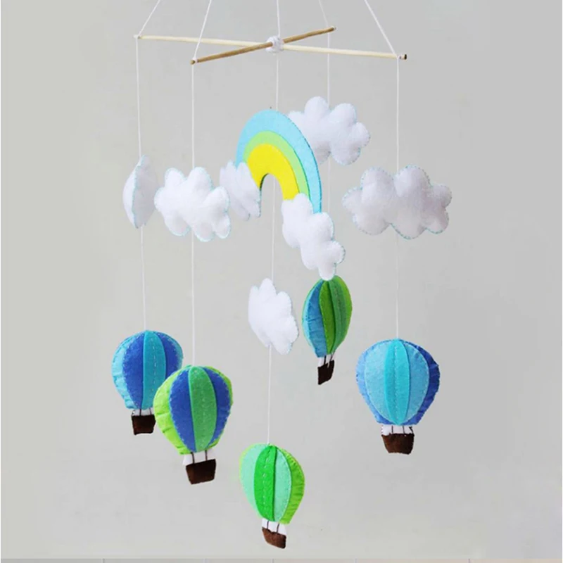 3D креативный DIY пакет красочный тепловой воздушный шар облако Aeolian колокольчики