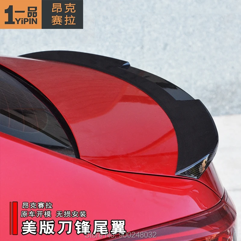 for Mazda 3 Axela 2014-2020 ABS High-quality rear spoiler Wing Trunk Lip Boot Cover Car Styling | Автомобили и мотоциклы