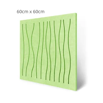 

Custom Acoustic Wall Panel Board Sound-absorbing Diffuser Decorative Theatre KTV Studio Acoustic Panels Blue Gray Red 37 Colors