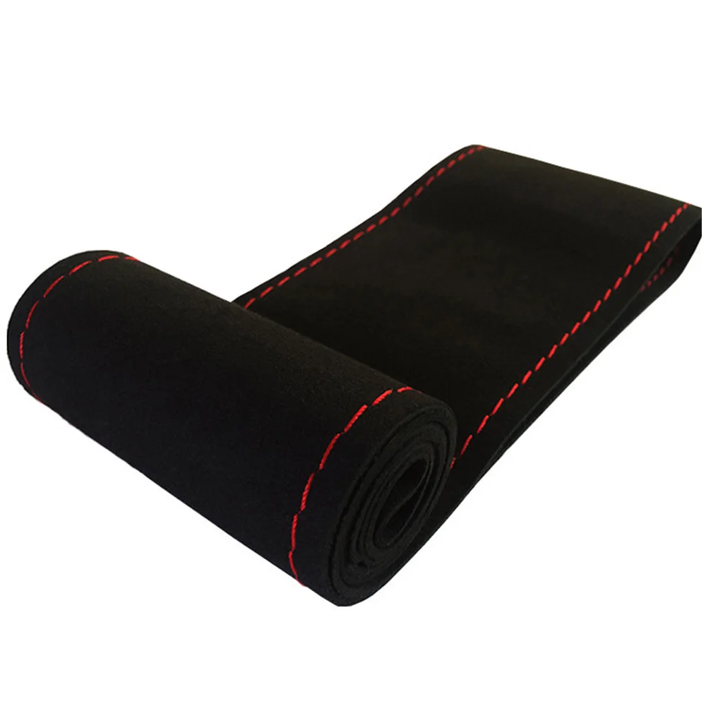 

Car Steering Wheel Cover With 1 Set Thread Needle Tool Suitable Diameter 38cm Steering Wheel Car Interior Decoration
