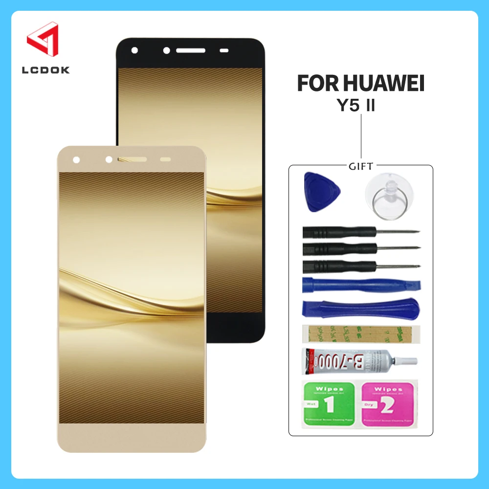 AAA+ качественный ЖК-дисплей для huawei Y5 2 Y5II CUN U29 L21 L01 L02 L03 L22 L23 L33 ЖК-экран сенсорная панель в сборе Запчасти для телефонов
