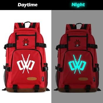 

New Luminous CWC Large Capacity Preppy Style Oxford School Backpack Students Bagpack for Men Women Travel Sport Casual Outdoor