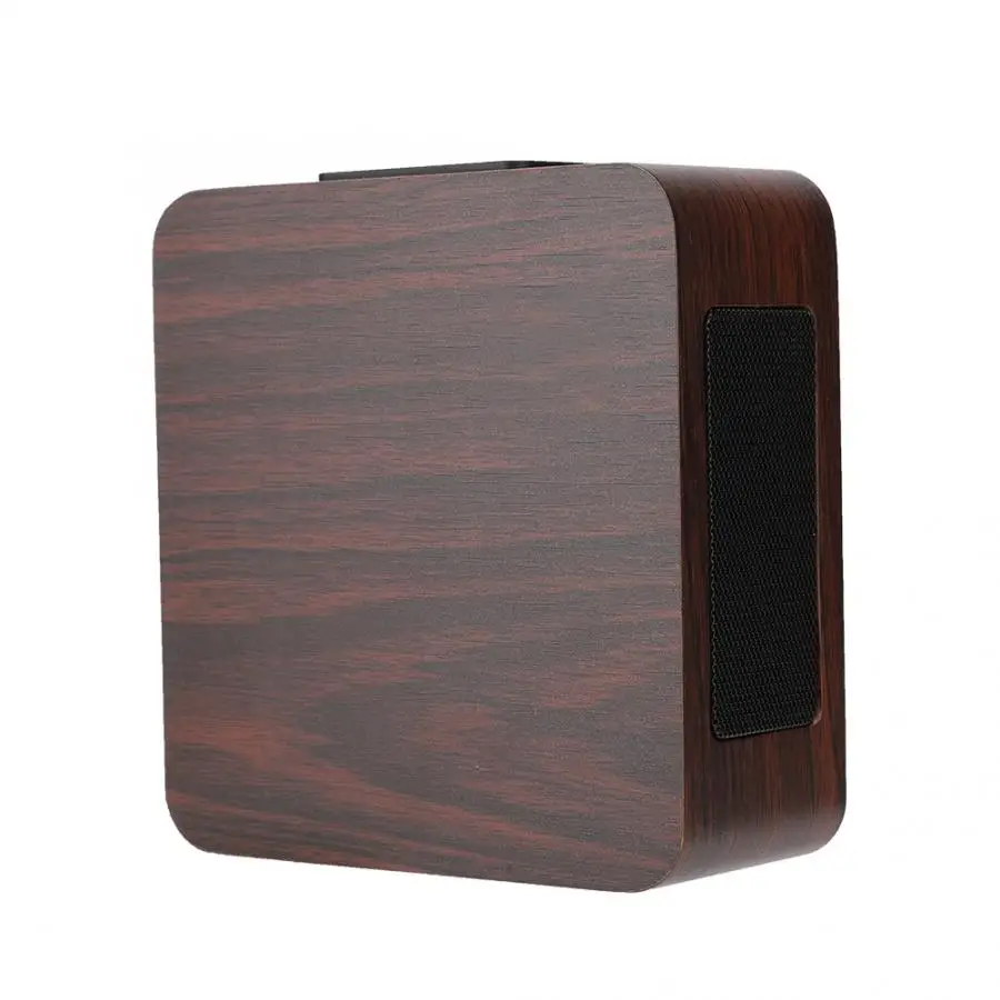 Altavoz bluetooth Q1A Mini Wood Bluetooth беспроводная аккумуляторная Колонка для дома, комнаты, офиса, внутреннего динамика s компьютера