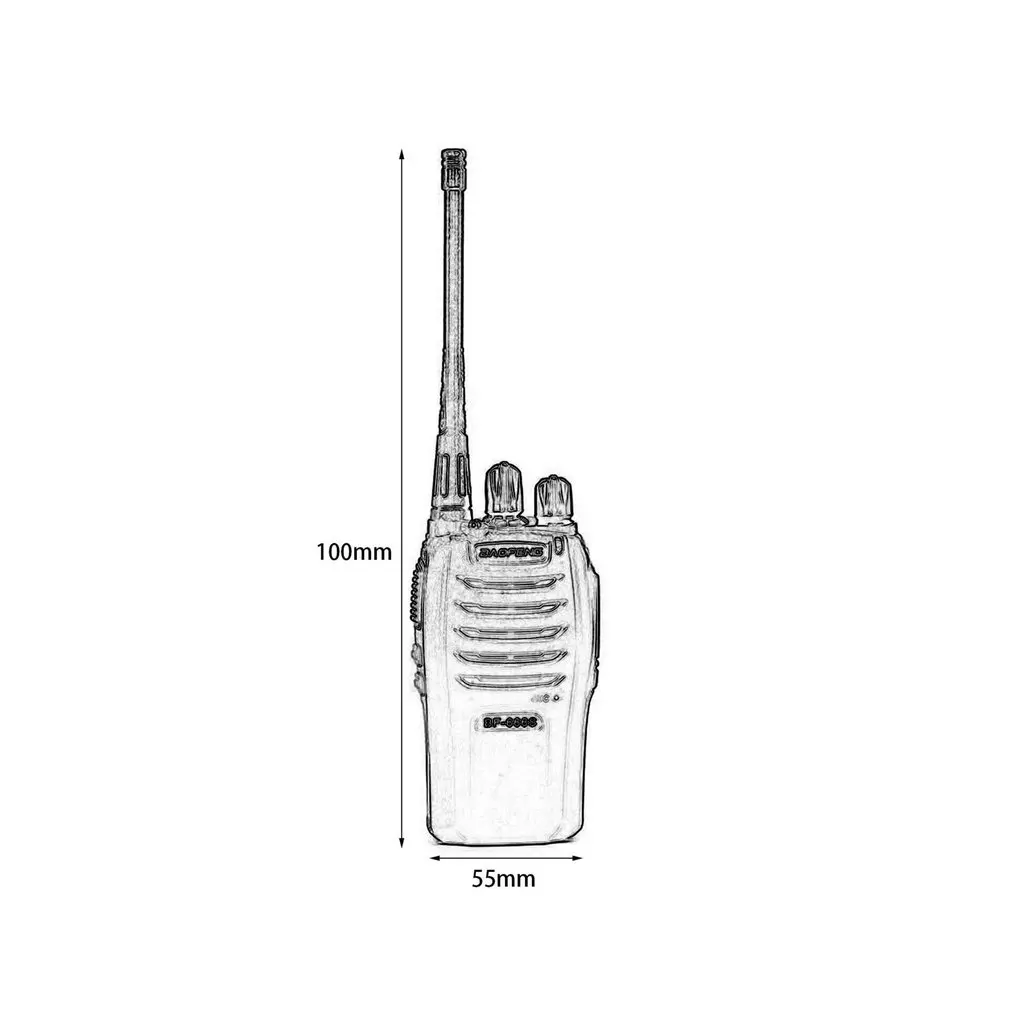 BF-666S Walkie Talkie аварийная сигнализация Автоматическая энергосберегающая Блокировка канала занятого компьютера Программирование Голосовое управление