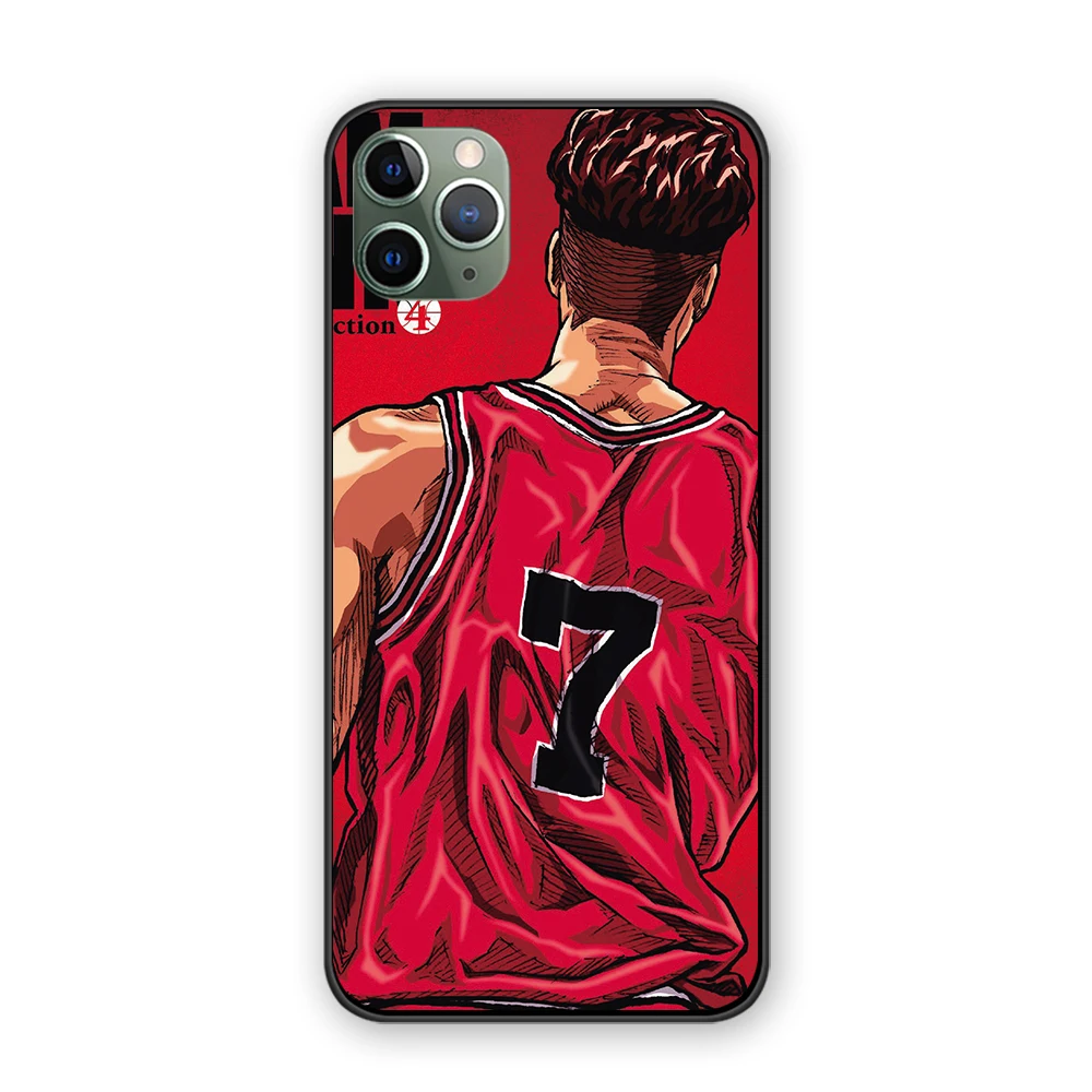 Slam Dunk для iPhone 5 5S 6 6s 7 8 Plus X XS XR 11 Pro Max черный чехол ТПУ - Цвет: 2