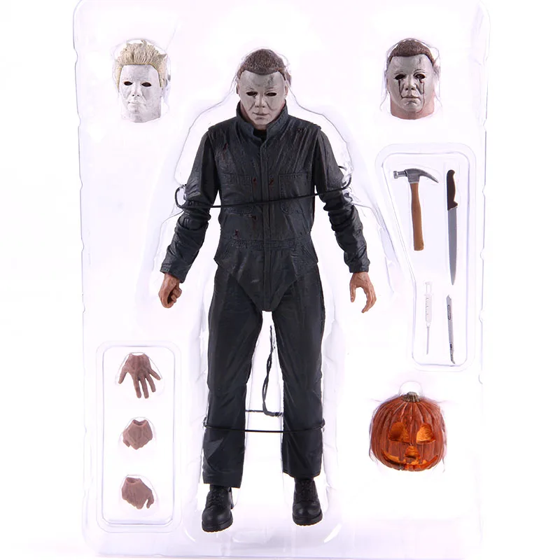 no colorful box Neca фигурки Хэллоуин II конечная Майкл Майерс ПВХ фигурка Коллекционная модель игрушки - Цвет: no colorful box