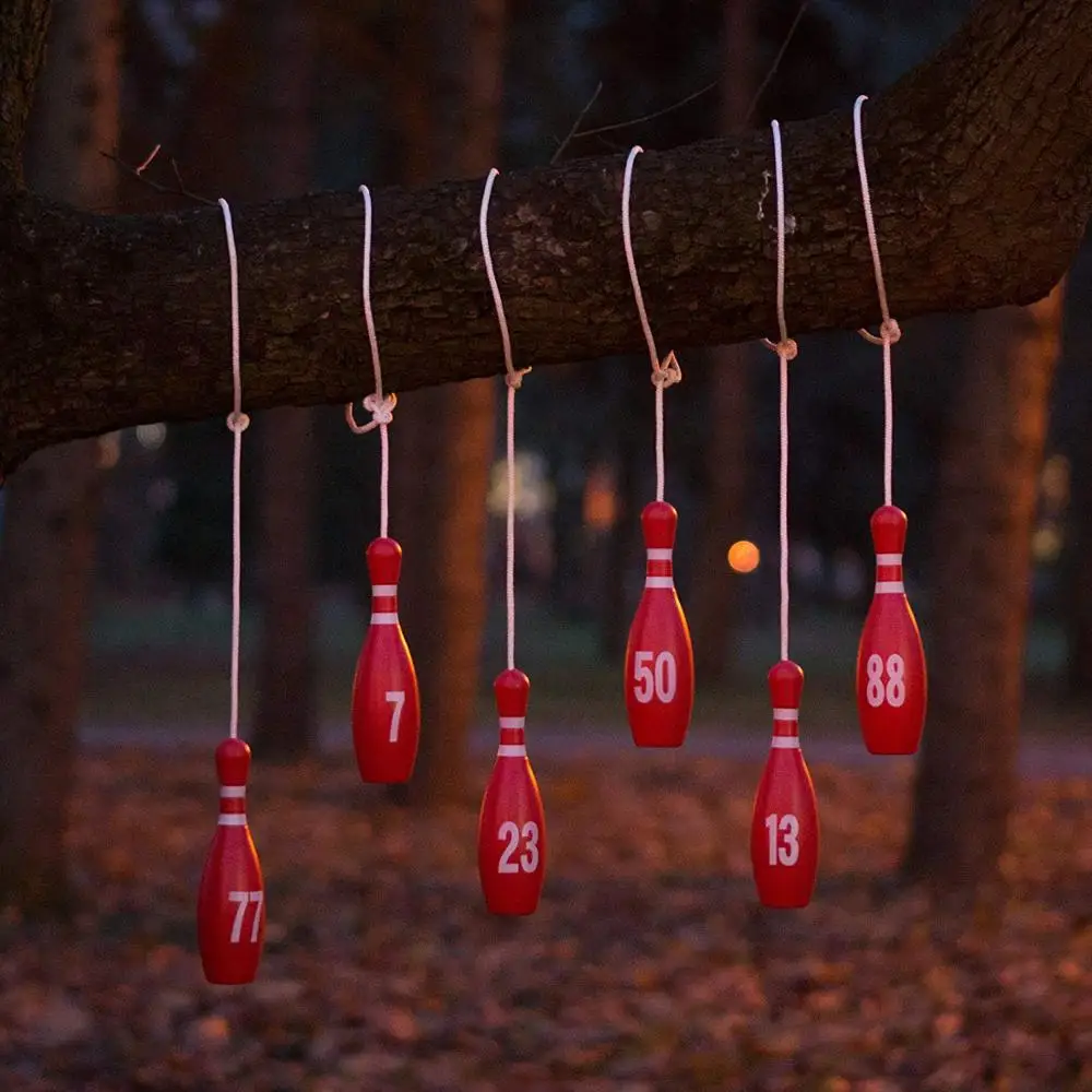 Sporting Goods Range Practice Target Set Reusable Bowling Pins Shooting