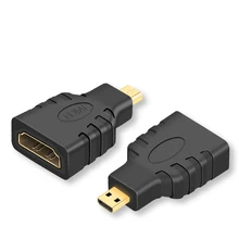 Micro HDMI To HDMI Adapter Cable 4K 1080P 1set Mini Converter Gold Plated HD Extension Adapter Connector for Video TV for Xbox