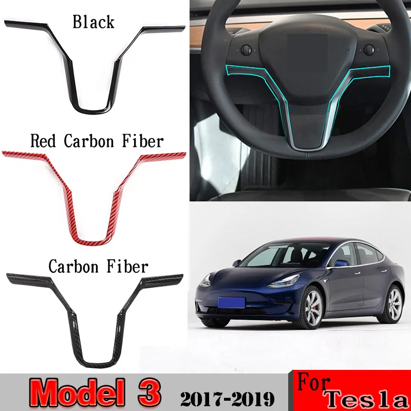Чехол для руля Tesla Model 3 2017 2019 украшение рулевого колеса с блестками автомобильные