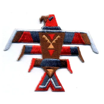 

2.5'' SOUTHWESTERN TOTEM BIRD EMBROIDERED IRON ON PATCH